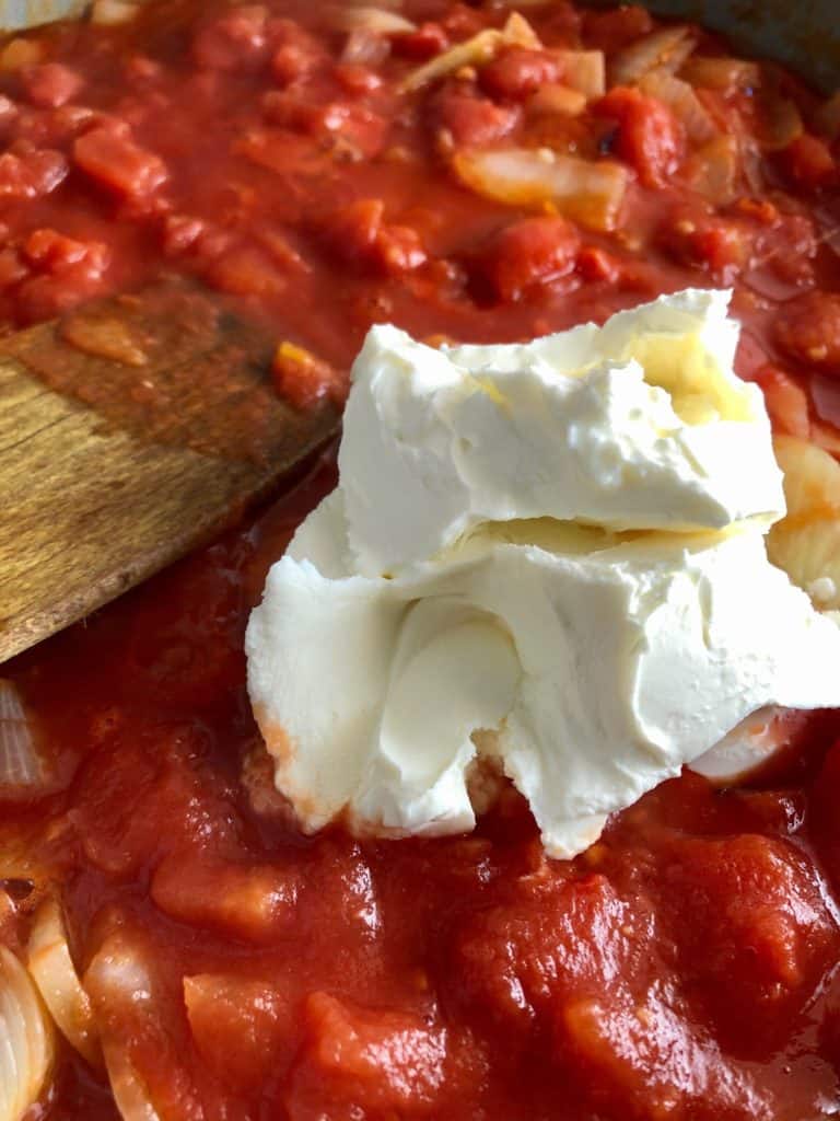 tuna pasta bake tomato & cream cheese
