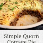 easy quorn cottage pie pinterest image